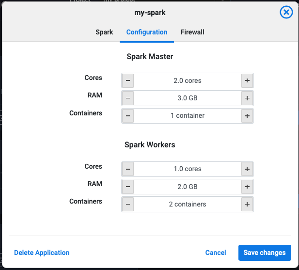 spark configuration